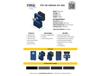 PTP-50-256X64-5V-26A